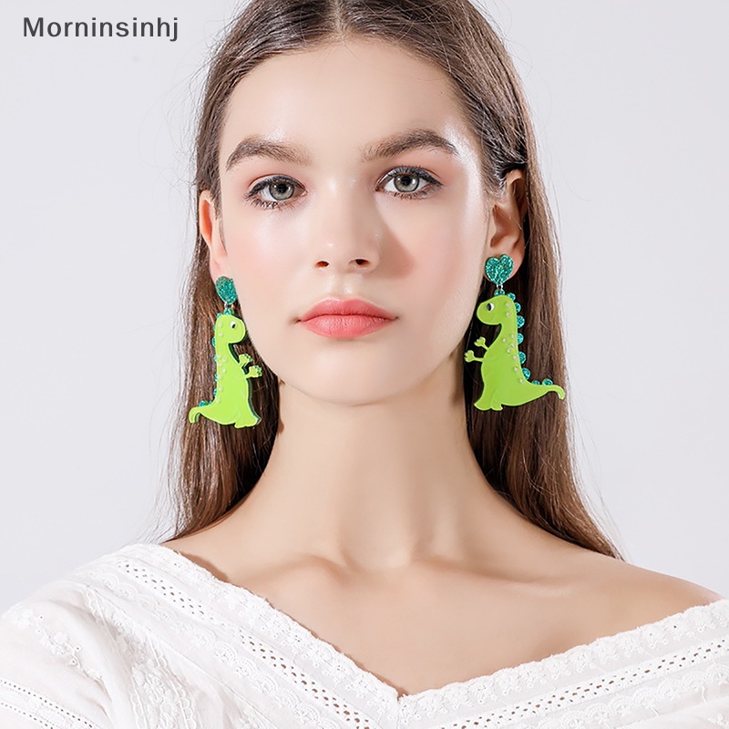 Mornin 1pasang Anting Dinosaurus Akrilik Anting Kepiting Cicada Pribadi Kreativitas Interes Koala Ear Stud Untuk Wanita Perhiasan Hadiah id