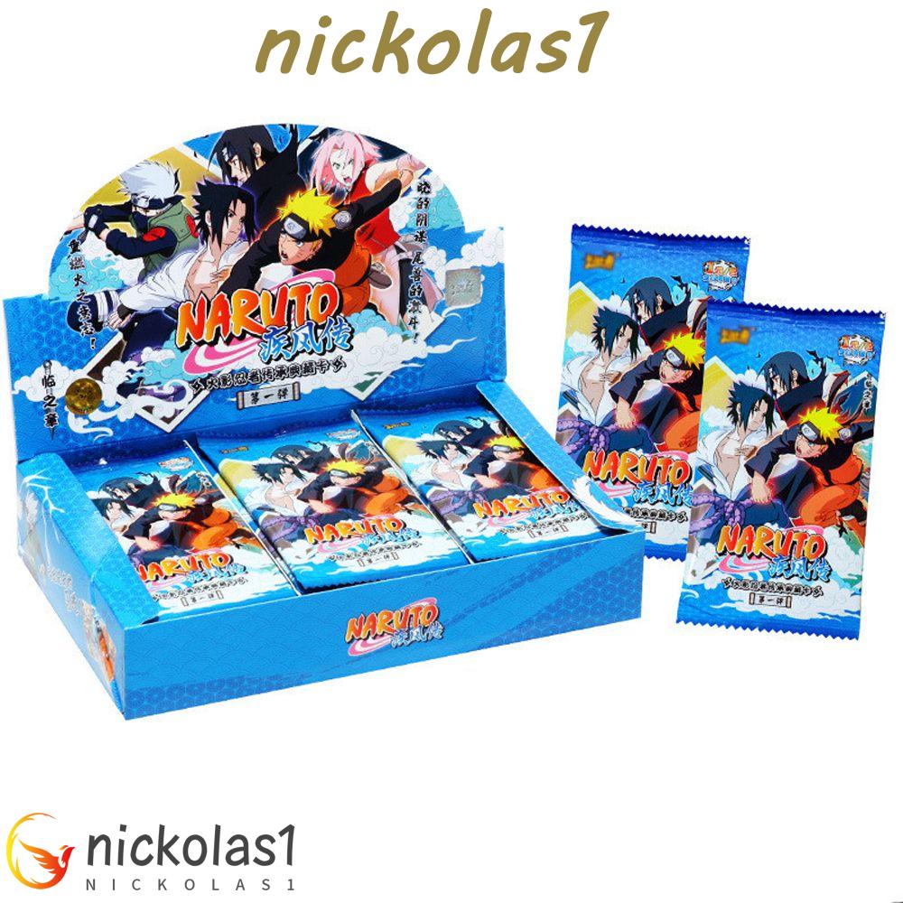 Nickolas1 Naruto Buku Album Mainan Anak Game Card Uzumaki Uchiha Sasuke Untuk Anak Kid's Gift Card Holder