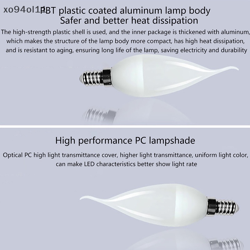 Xo E14 E27 Led Bulb AC 220V Lampu Bohlam Led 5W Lampu Dekorasi Light OL