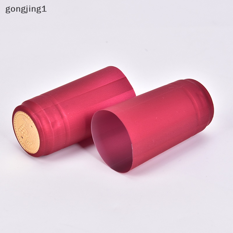 Ggg 10pcs Penutup Botol Wine Segel Botol Wine Aksesoris PVC Heat Shrink Tutup Supply ID