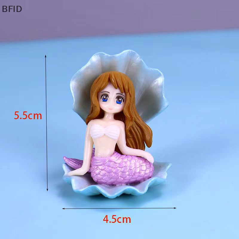 [BFID] Hiasan Aquarium Mermaid Resin Ornamen Kreatif Kartun Aquarium Ikan Lansekap Dekorasi [ID]