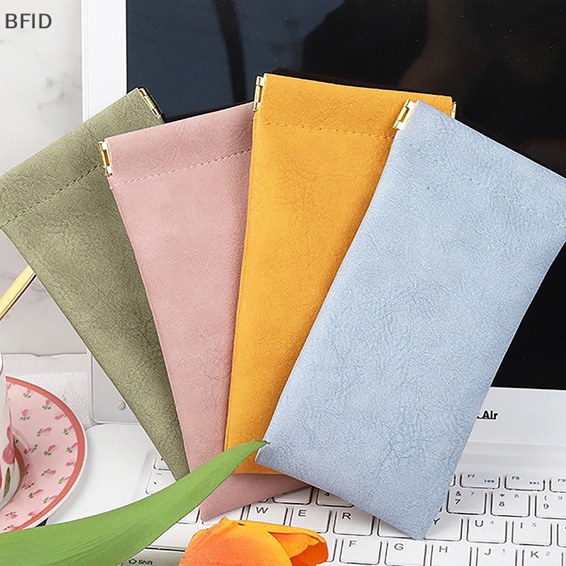 [BFID] Tas Penyimpanan Kacamata Kulit PU Otomatis Tertutup Sunglasses Case Waterproof Pouch [ID]