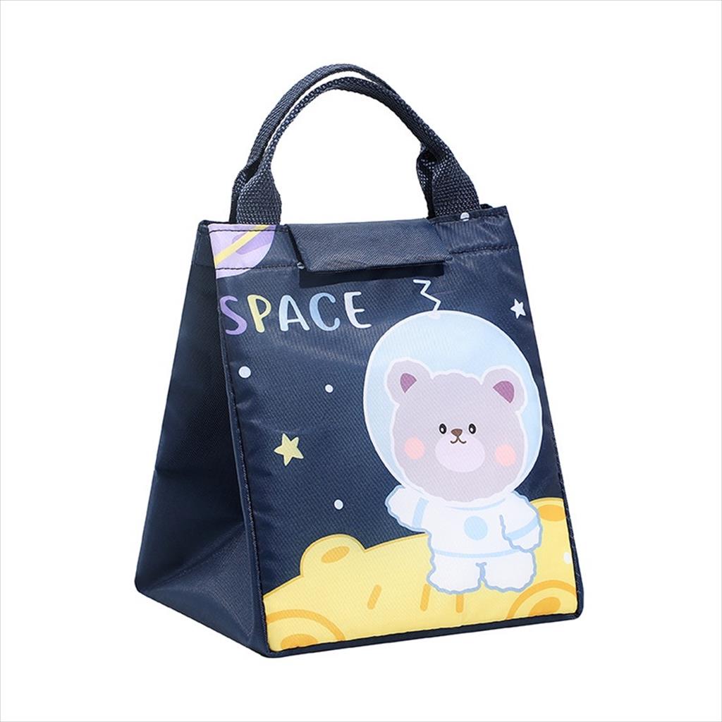 Tas Bekal Karakter Lunch Cooler Bag Makanan Aluminium Kotak Makan / Lunchbag Lucu