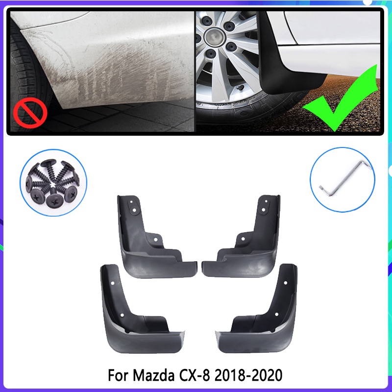 Flaps Lumpur Mobil Untuk Mazda CX-8 2018 2019 2020 CX 8 CX8 MPV Mudguard Splash Guards Fender Mudflaps Aksesoris Mobil