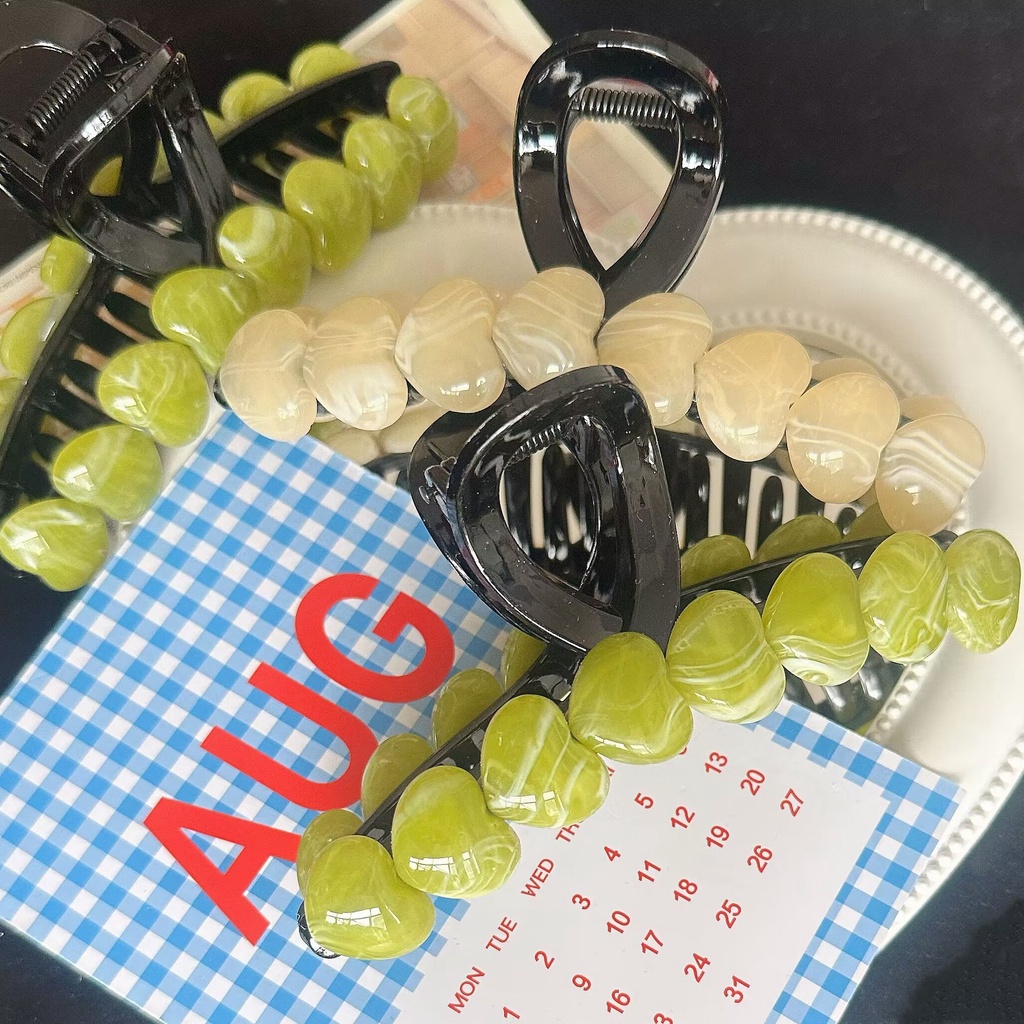 New jepit rambut love wanita sederhana gaya feminim barang import dengan harga grosir bahan berkualitas import harga grosir bisa cod