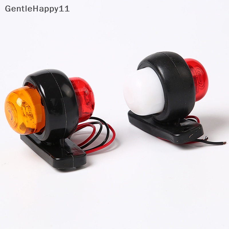 Gentlehappy 2pcs Lampu LED Mobil Truk 12V /24V Side Marker Light Outline Lamps Untuk SUV Truck id