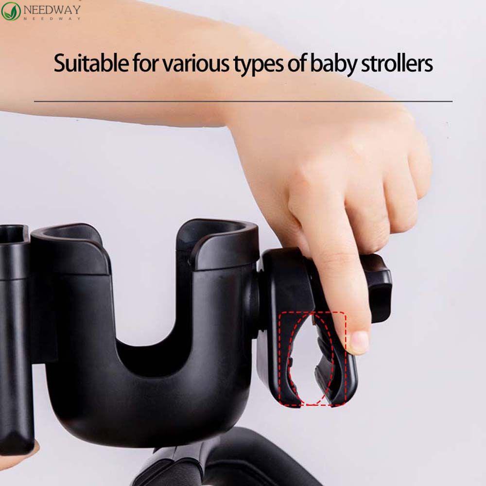 Needway Stroller Cup Holder Anti-Slip Carriage Portable Tempat Botol Bayi Sepeda Cup Holder Milk Cup Holder Aksesoris Stroller Bayi