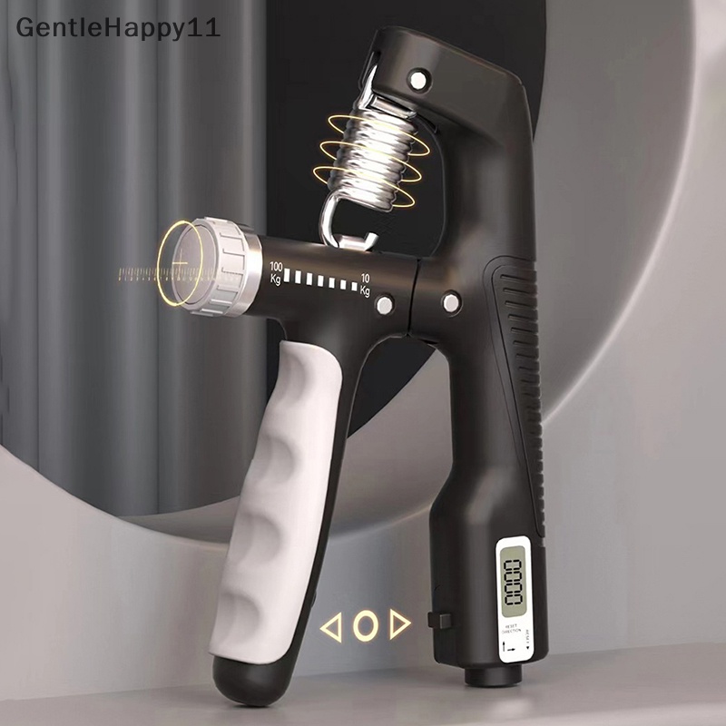 Gentlehappy 10-100Kg A-Type Adjustable Hand Grip Power Latihan Heavy Gripper Wrist Trainer id