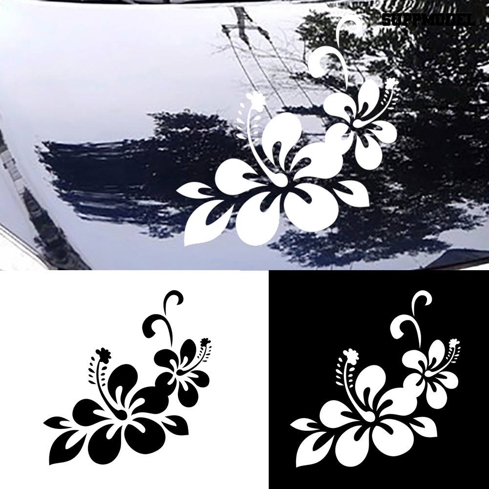 [SM]Flower Floral Auto Decal Sticker Perekat Diri Dekorasi Jendela Body Mobil