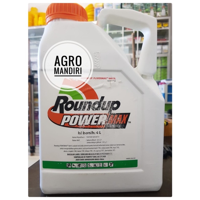 Roundup Powermax 660SL 4 Liter Racun Pembasmi Rumput Liar Alang-Alang