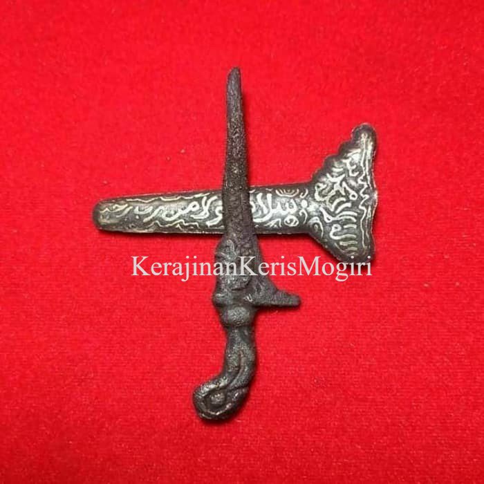 

keris nogo sosro kuningan mini Termurah