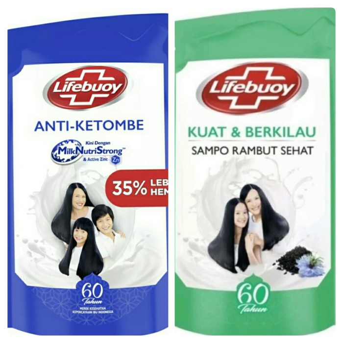 reffil shampoo lifebuoy 900ml - Biru