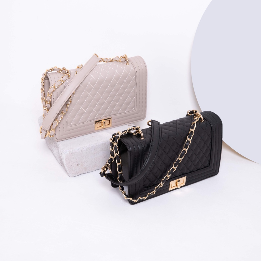 Berrybenka - Tas Bahu Wanita Sofia Marissa Quilted Shoulder Bags branded