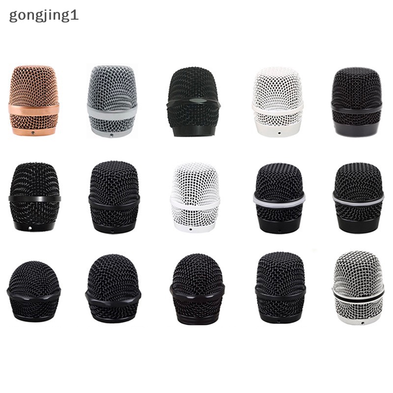 Ggg Kepala Panggangan Mikrofon Jaring Baja Pengganti Microphone Grille Replacement Head DIY Parts Aksesori ID