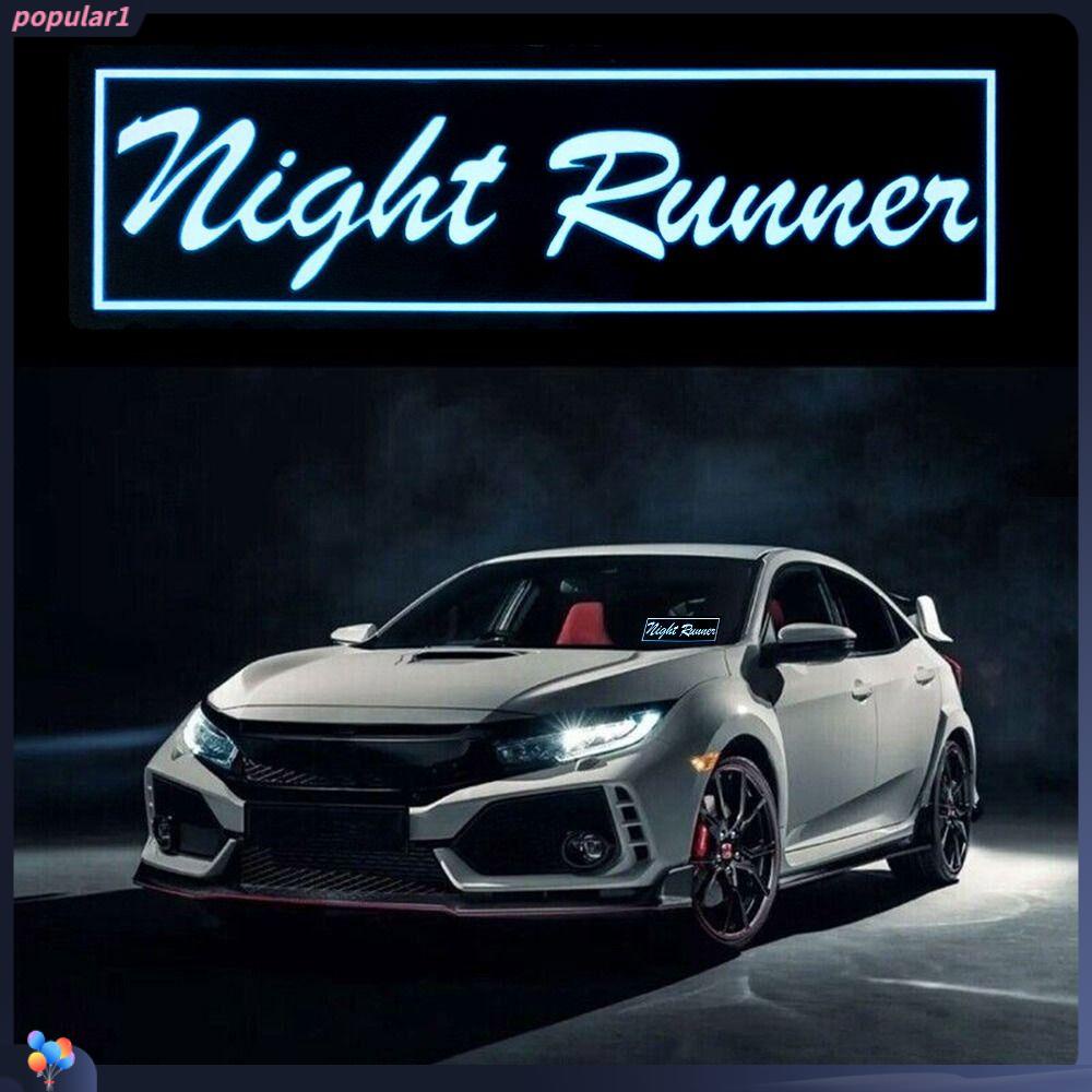 POPULAR Stiker Mobil LED Auto/Moto Dekorasi Sticker Electric Night Runner