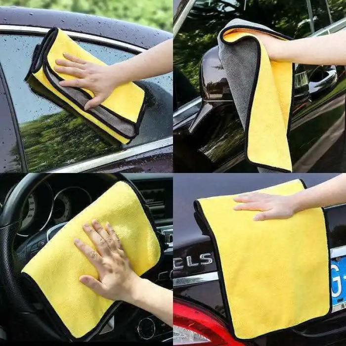 Kain Lap Mobil Microfiber Lembut Halus Anti Gores