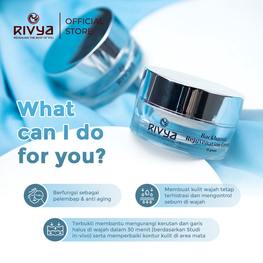 RADYSA - RIVYA Backhousia Rejuvenation Cream 15gr