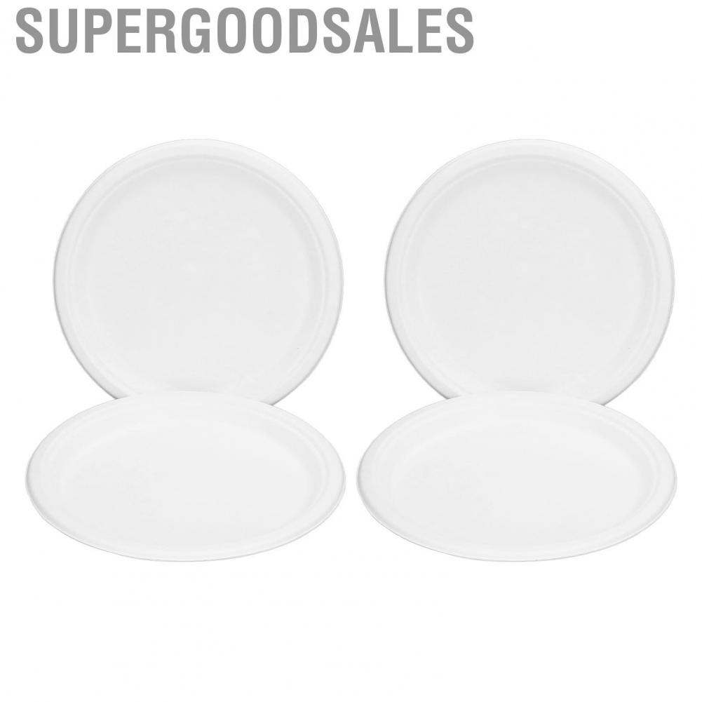 Supergoodsales Disposable Oval Paper Plates Freezerable for  Truck