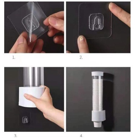 Paper Cup Dispenser Plastic Tempat Gelas