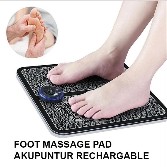 GOS -J109- Electric Massage Kaki - Alat Terapi Kaki - Foot Massage Mat Pijat Kaki EMS Pad Mat Alat Pijat Kaki