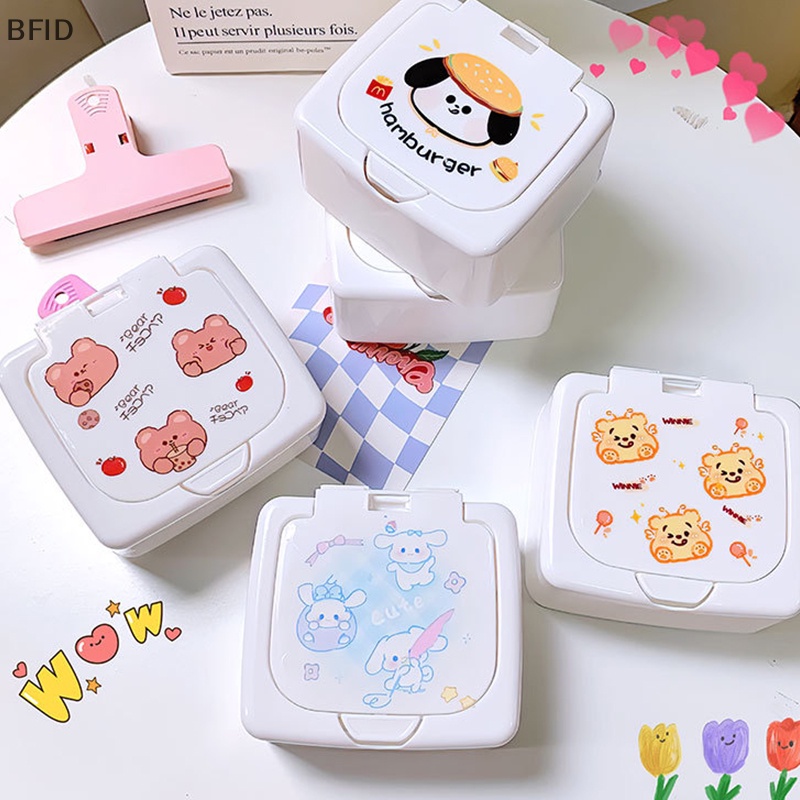 [BFID] Kawaii Sanrioed Desktop Storage Box Kotak Penyimpanan Kartun Cotton Swab Sundry Kotak Barang Kecil [ID]