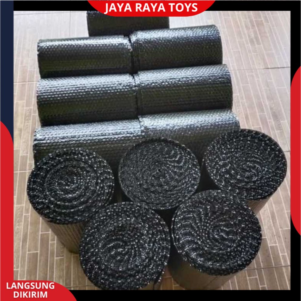 Bubble Wrap Roll 25CM X 50Meter Hitam Bening Berkualitas Expedisi Cargo