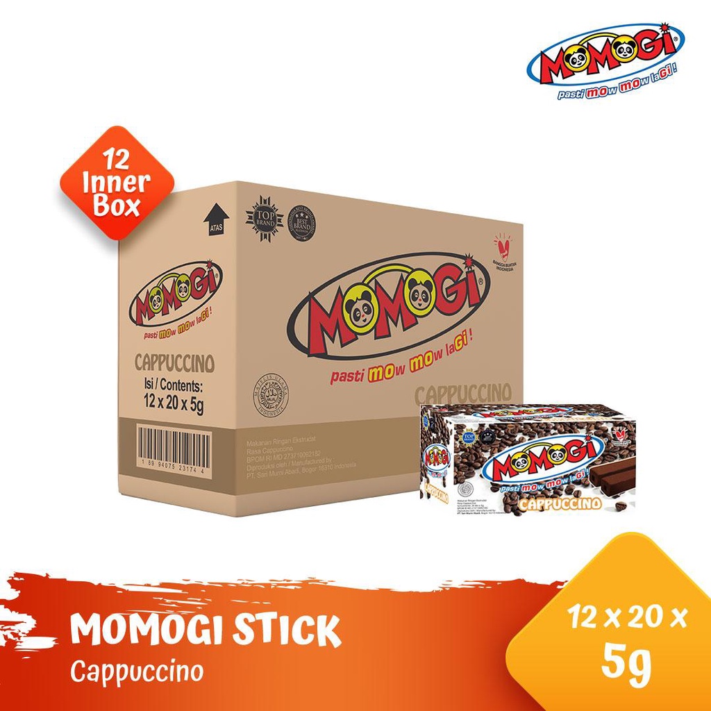 

Momogi Stick Cappucino 5gr (1 Karton @ 12 Box)