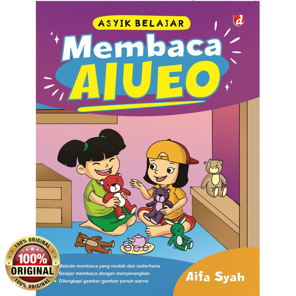 Buku Asyik Belajar Membaca AIUEO