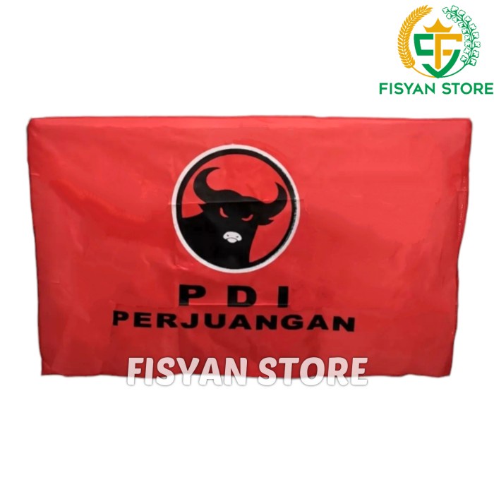 Bendera Partai PDI Perjuangan | Bendera PDIP 60 x 90 CM (100 PCS)