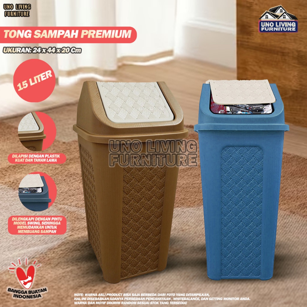 Tempat Sampah Tong Sampah SWING Tempat Sampah CLUB DBR 15L Original Dust Bin 15 Liter