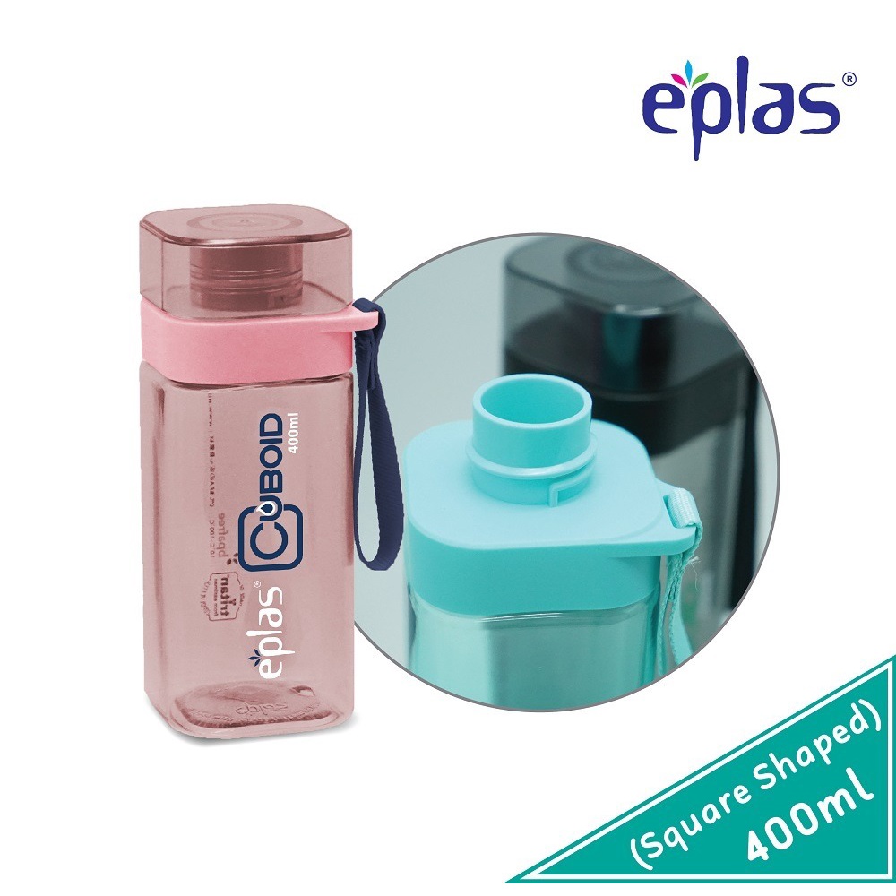 EPLAS Water Bottle With Handle (400ml), Water Tumbler EGSQ-400