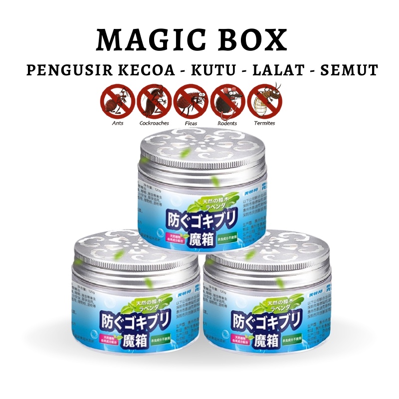 GOS -D309- Magic Box Anti Serangga - Pembasmi Hama - Pengusir Kecoa Magic Box Pembasmi Serangga