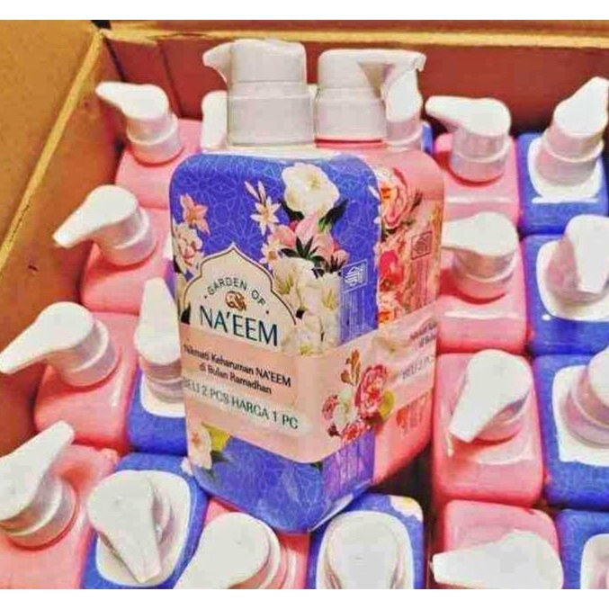 NA'EEM Shinzui Na'eem Body Wash Pump SABUN CAIR 480 ml beli 1 gratis 1 ORIGINAL