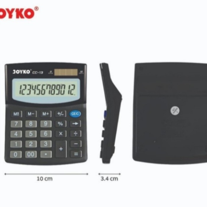 KALKULATOR MEJA JOYKO CC-13 ORIGINAL - CALCULATOR DESKTOP / KANTOR  12Digit CC13