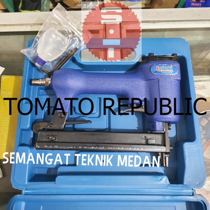 

Murah 1022J AIR NAILER GUN STAPLES ANGIN PNEUMATIC NAILER KODENKI 22mm 1022 VGD782