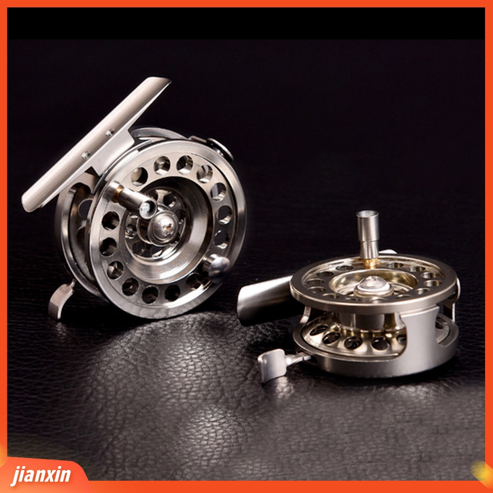 (In Stock) D50 /D60 Ultralight CNC Aluminium 1:1 2bears Ice Fly Fishing Reel Tangan Kanan