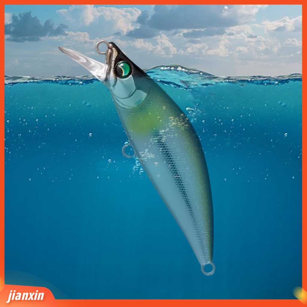 (In Stock) 50mm /5.2g Umpan Pancing Realistis 3D Simulasi Fisheye Tajam Kait Warna Terang Lempar Panjang Memancing Universal Ikan Kecil Tenggelam Umpan Tenggelam Untuk Outdoor