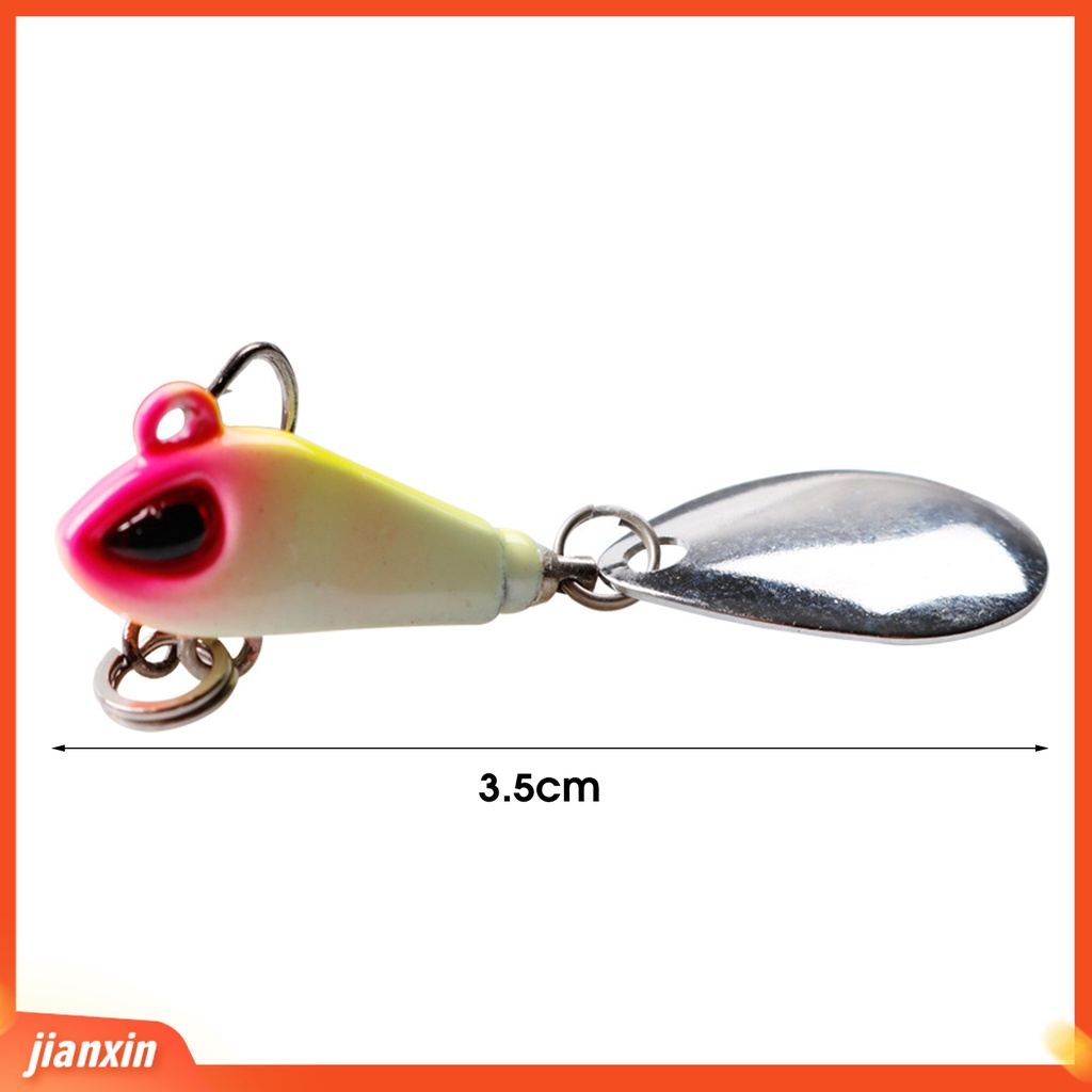 (In Stock) 22g /3.5 cm Buatan Memancing Umpan Mirror Grade Sendok Payet Tembus Kuat Compact Tembakan Panjang Berputar Getaran Umpan Fishing Tackle