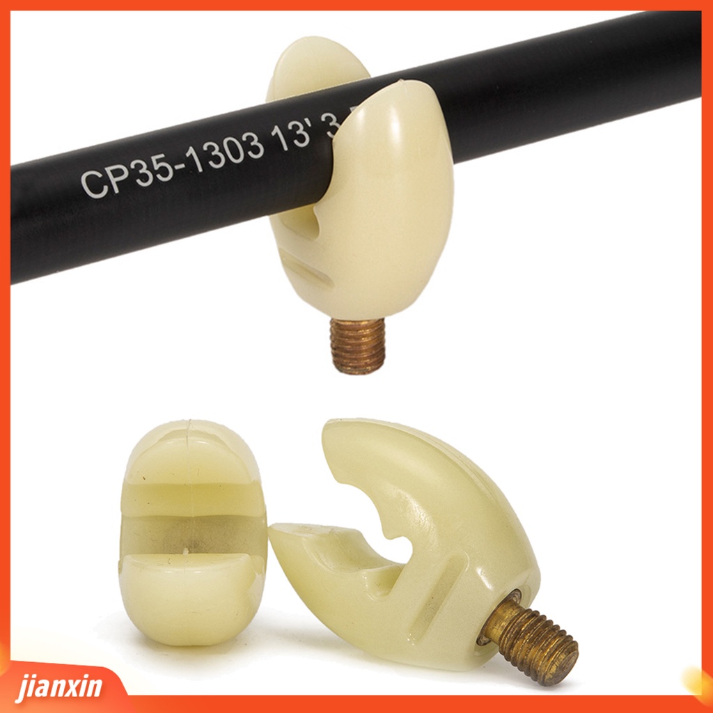 (In Stock) Istirahat Joran Neon Bentuk Tanduk Reusable Rest Butt Pole Stick Holder Penyangga Kasar Berdiri Untuk Outdoor