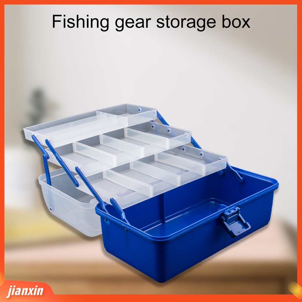 (In Stock) Kotak Penyimpanan Umpan Umpan Umpan Pancing 3per4lapis Portabel Fishhook Fishline Pelindung Case