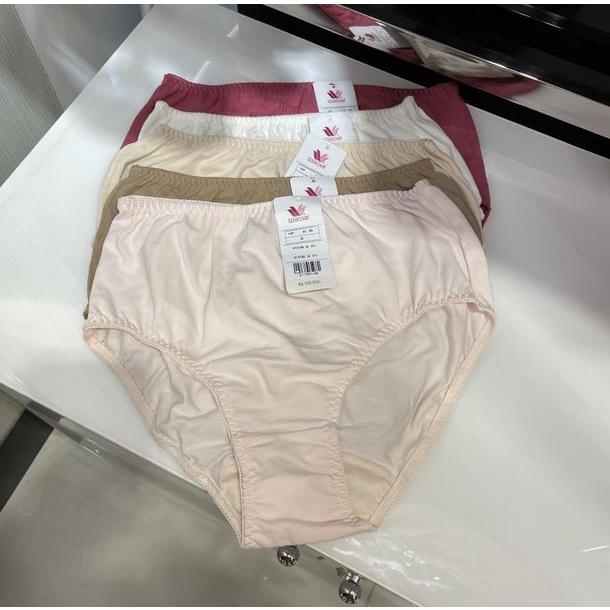 Wacoal Basic Collection Katun Maxi Panty 5158 / Celana Dalam Wanita - Pink Muda, M