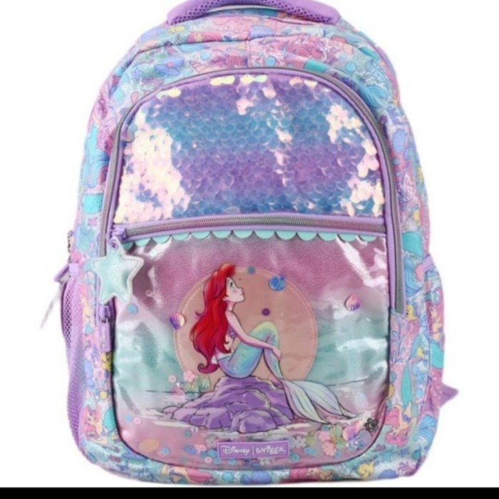 Tas Smiggle Original Backpack Ariel Mermaid/ kado/ Smiggle Bag