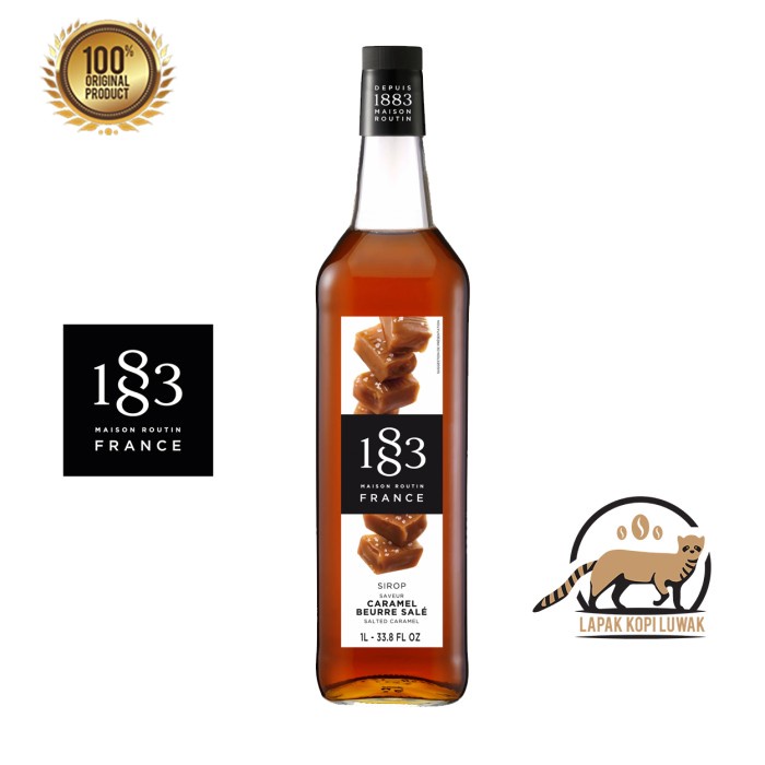 

Caramel Syrup merk 1883 Maison Routin