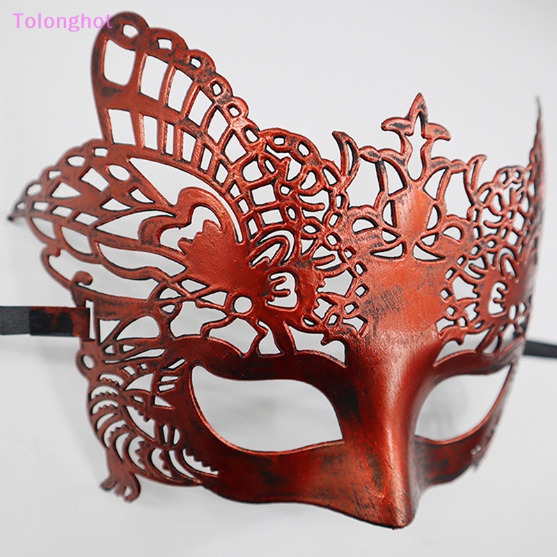 Tolonghot&gt; 1pcs Masquerade Tiara Halloween Topeng Mata Seksi Untuk Wanita Pria Gaun Mewah Karnaval Gaun Kostum Perlengkapan Pesta well