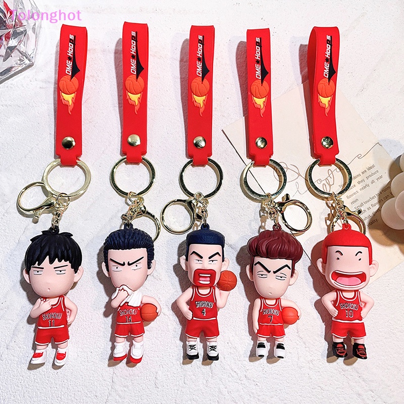 Tolonghot&gt; Slam Dunk Boneka Lucu Liontin Action Figure Sakuragi Hanamichi Kaede Rukawa Fashion Gantungan Kunci Tas Keyring Liontin Hadiah Ulang Tahun well