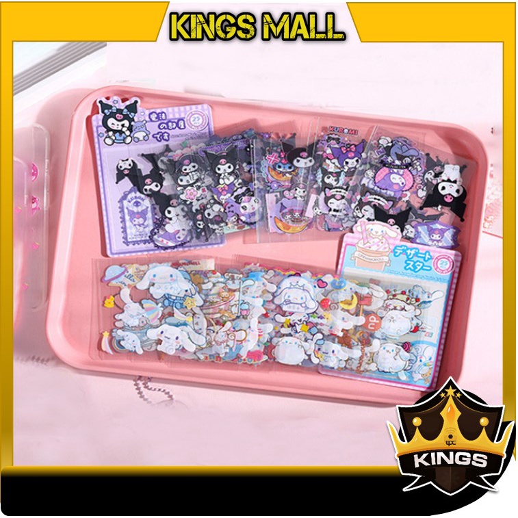 

KINGS - 5872 Stiker Set 100 lembar / Sticker Motif Kartun Korea Lucu Anti Air / Scrapbook Sticker DIY / Sticker Buku Tumblr