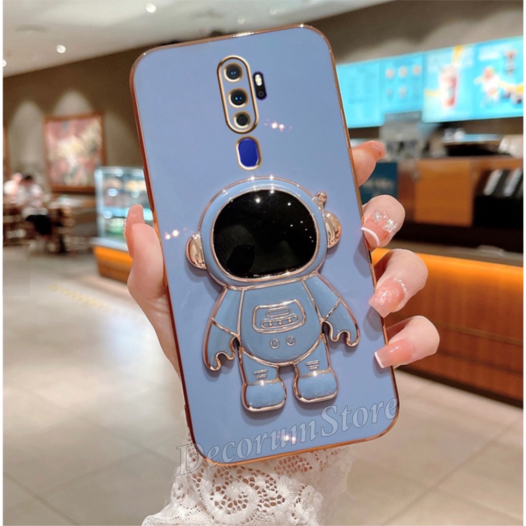 Soft Case OPPO A5 A9 2020 Silicon Astronot Plating Mewah Premium Handphone