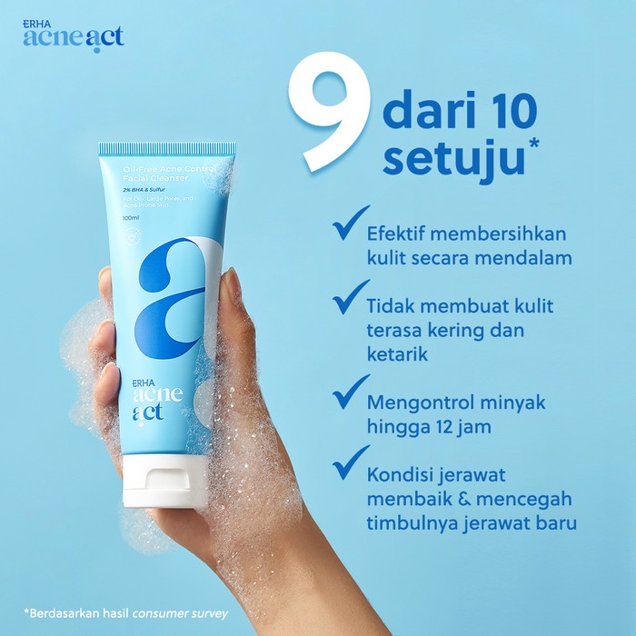 ERHA AcneAct Oil-Free &amp; Acne Control Cleanser