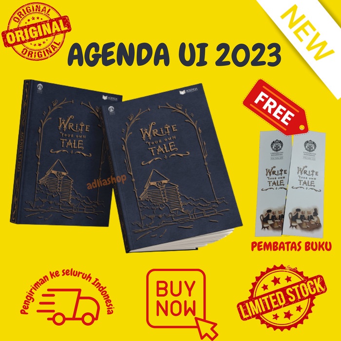 

✨BISA COD✨ -Agenda UI 2023 (Planner daily, weekly, monthly)/Buku catatan