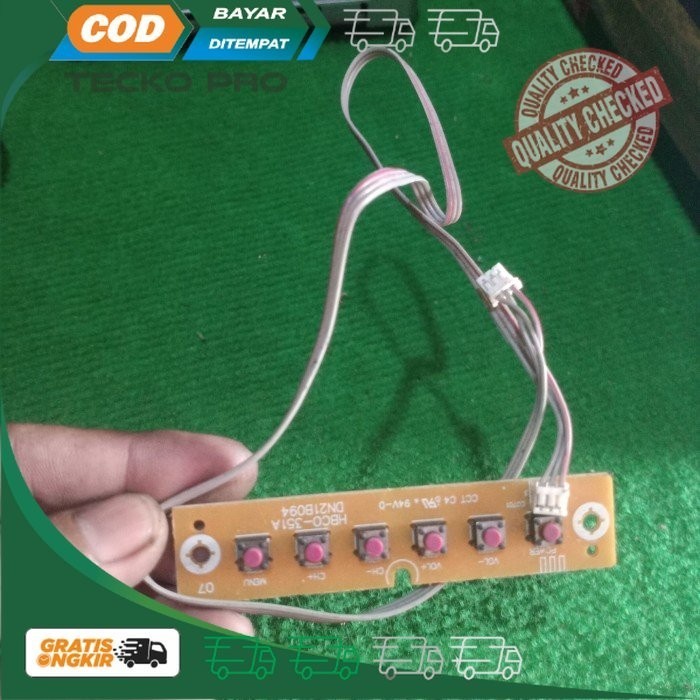 Menu Panel TV LED Polytron PLD24T8511 PLD24T8511B PLD 24T8511